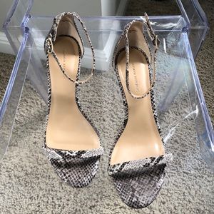 Banana Republic snakeskin heels